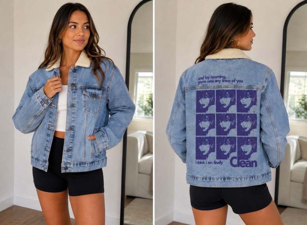 Taylor Swift 1989 Taylor's Version Clean Sherpa-Lined Denim Jacket
